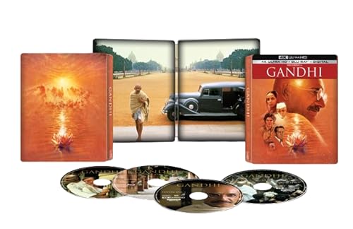 Gandhi - 4K Ultra HD + Blu-ray + Digital SteelBook [4K UHD]